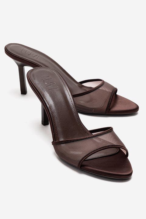 Monroe Stiletto Mesh Sandal