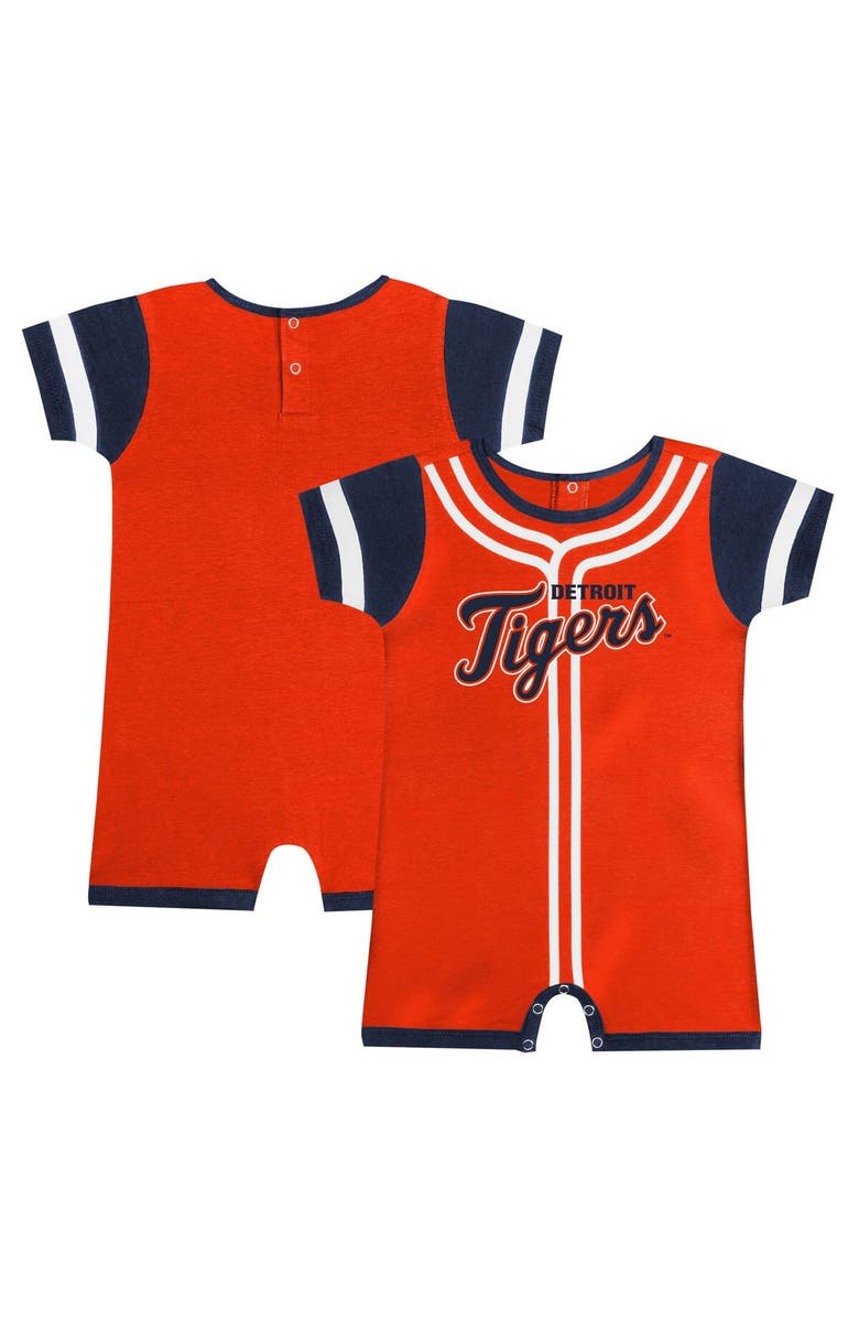 Outerstuff Infant Orange Detroit Tigers Fast Pitch Romper, Main, color, 