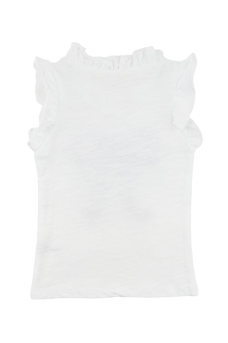 Ruffle Bow Lavender Sparkle Rebekah Ruffle Tank, Alternate, color, Oyster