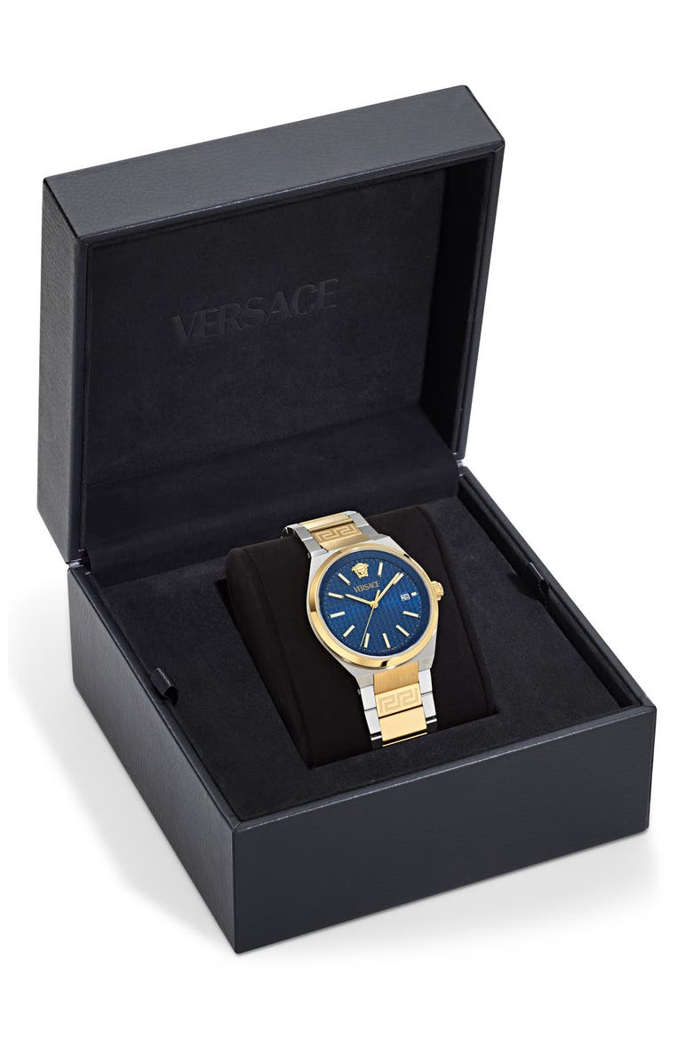 V-Auria Two-Tone Bracelet Watch, 39mm, Alternate, color, TWO TONE