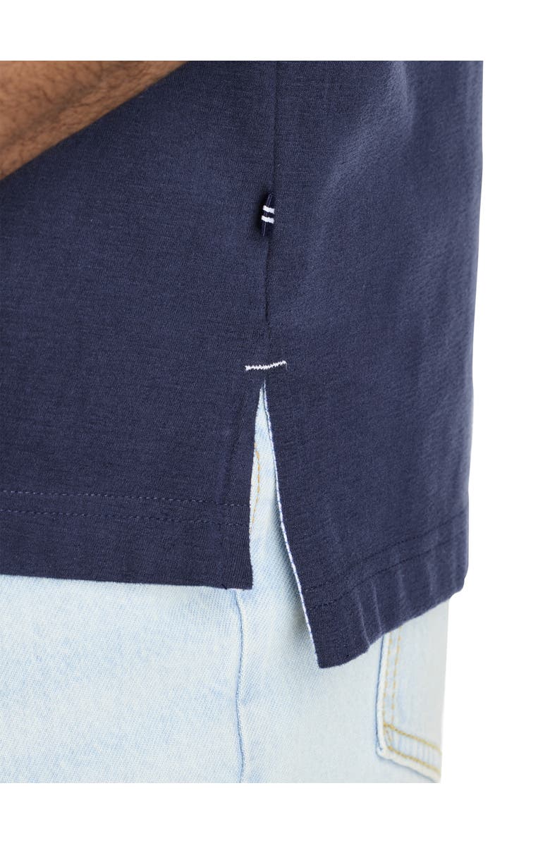 Nautica Big & Tall Colorblocked Polo Shirt, Alternate, color, Navy Seas