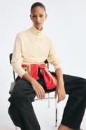 H&M Fine-Knit Mock Turtleneck Sweater