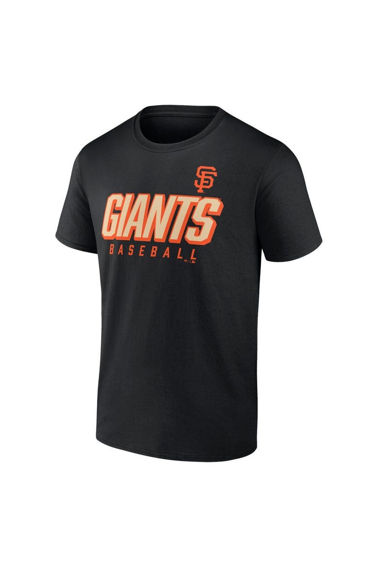 Men's Fanatics Branded Black/Orange San Francisco Giants Player Pack T-Shirt Combo Set, Alternate, color, Black