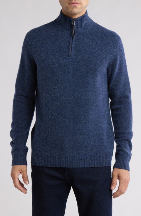 Jacks Bay Quarter Zip Sweater
