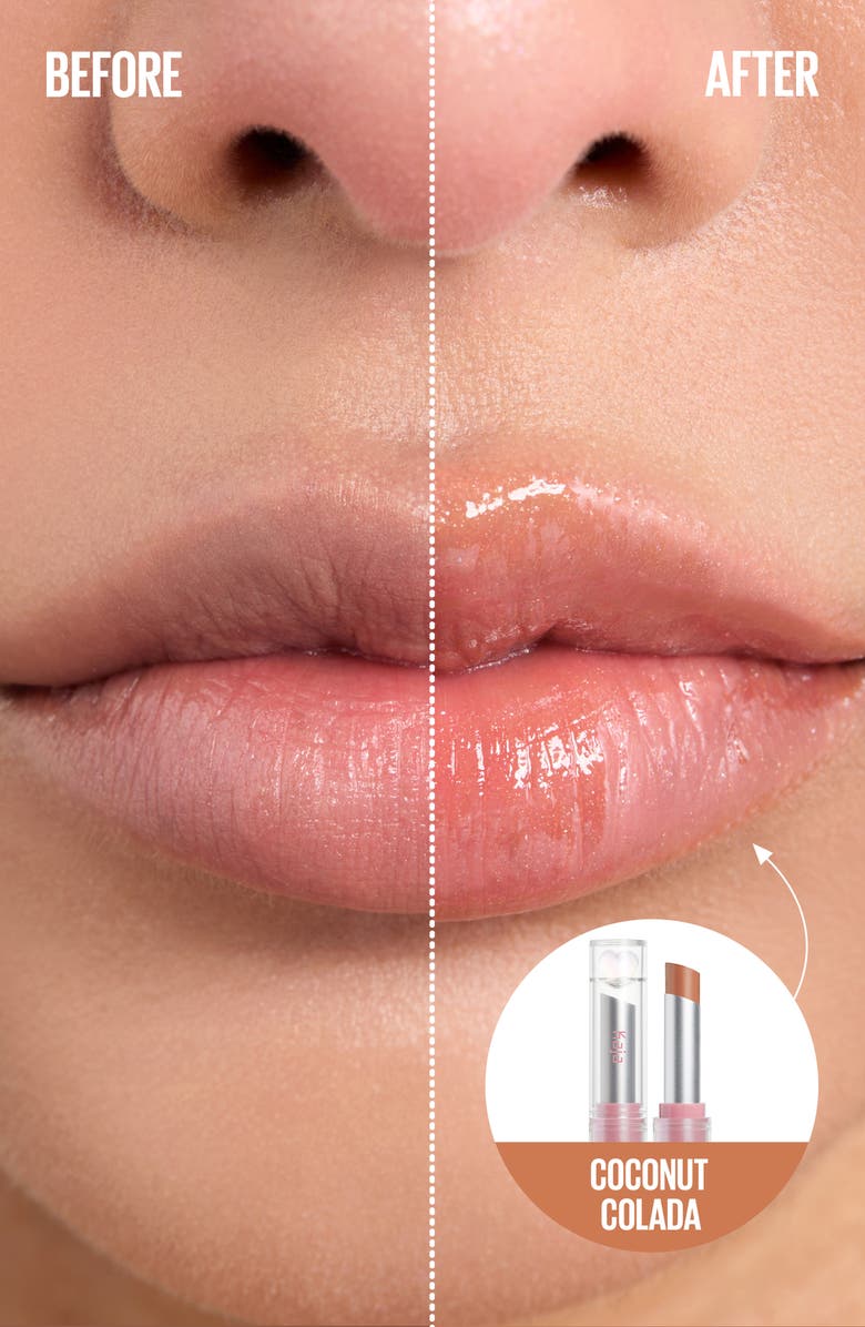 Kaja Juicy Glass Instant Hydrating & Plumping Lip Balm, Alternate, color, Coconut Colada