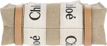 Chloé Mini Woody Logo Strap Canvas Tote | Nordstrom