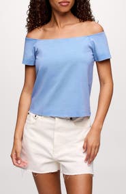 nuuds Ease Off the Shoulder Top