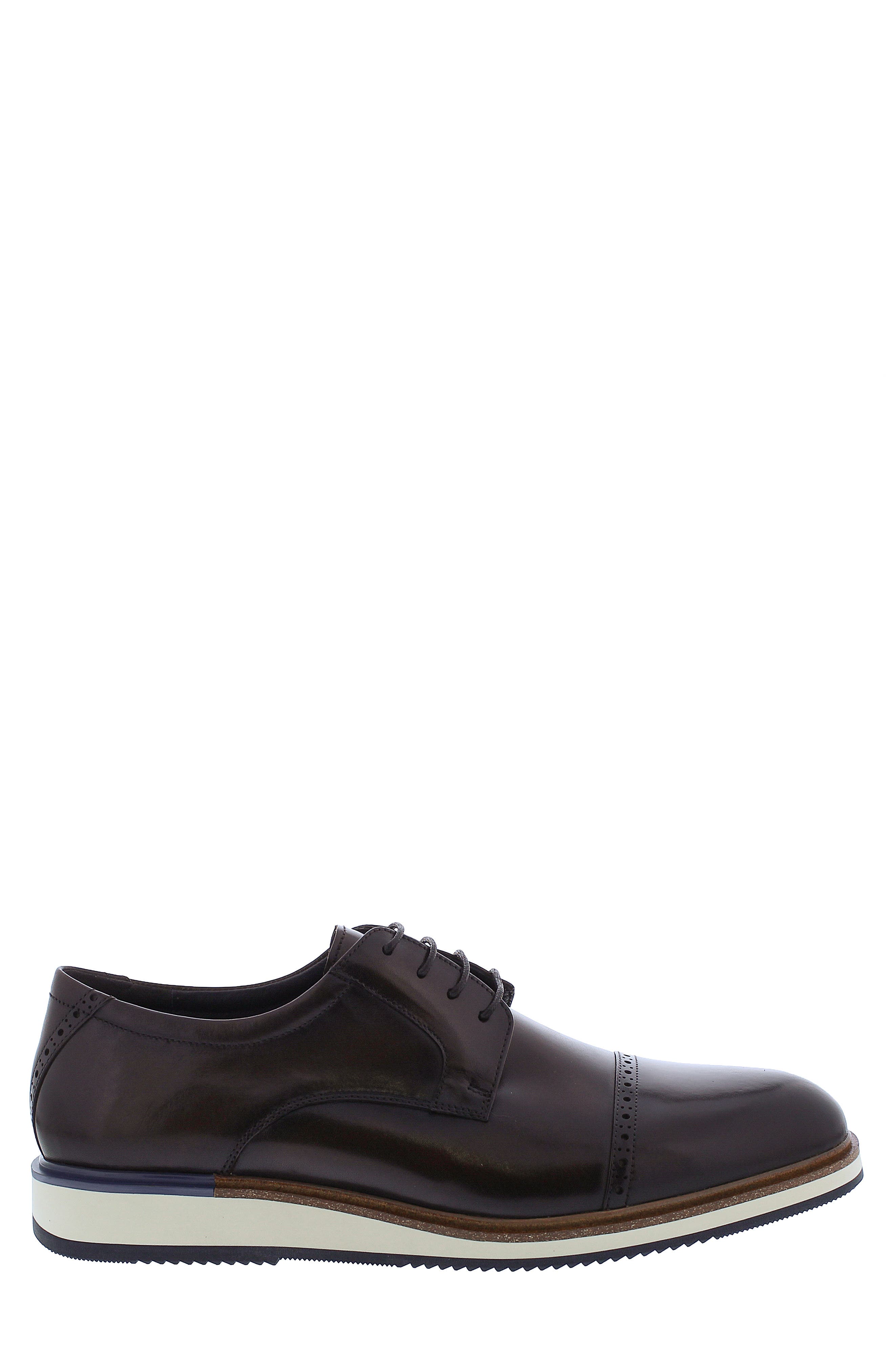 Strand Cap Toe Derby, Alternate, color, WHISKY
