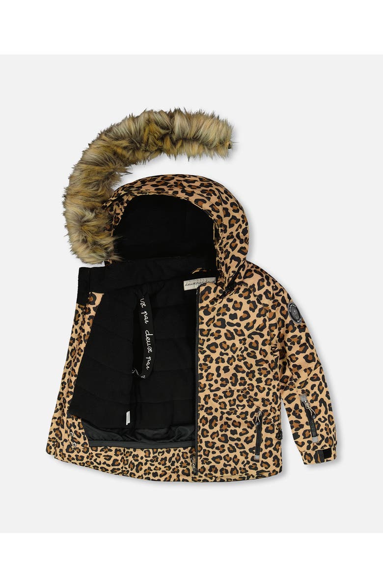 Deux par Deux Two-Piece Play Snowsuit with Animal Jacket, Main, color,