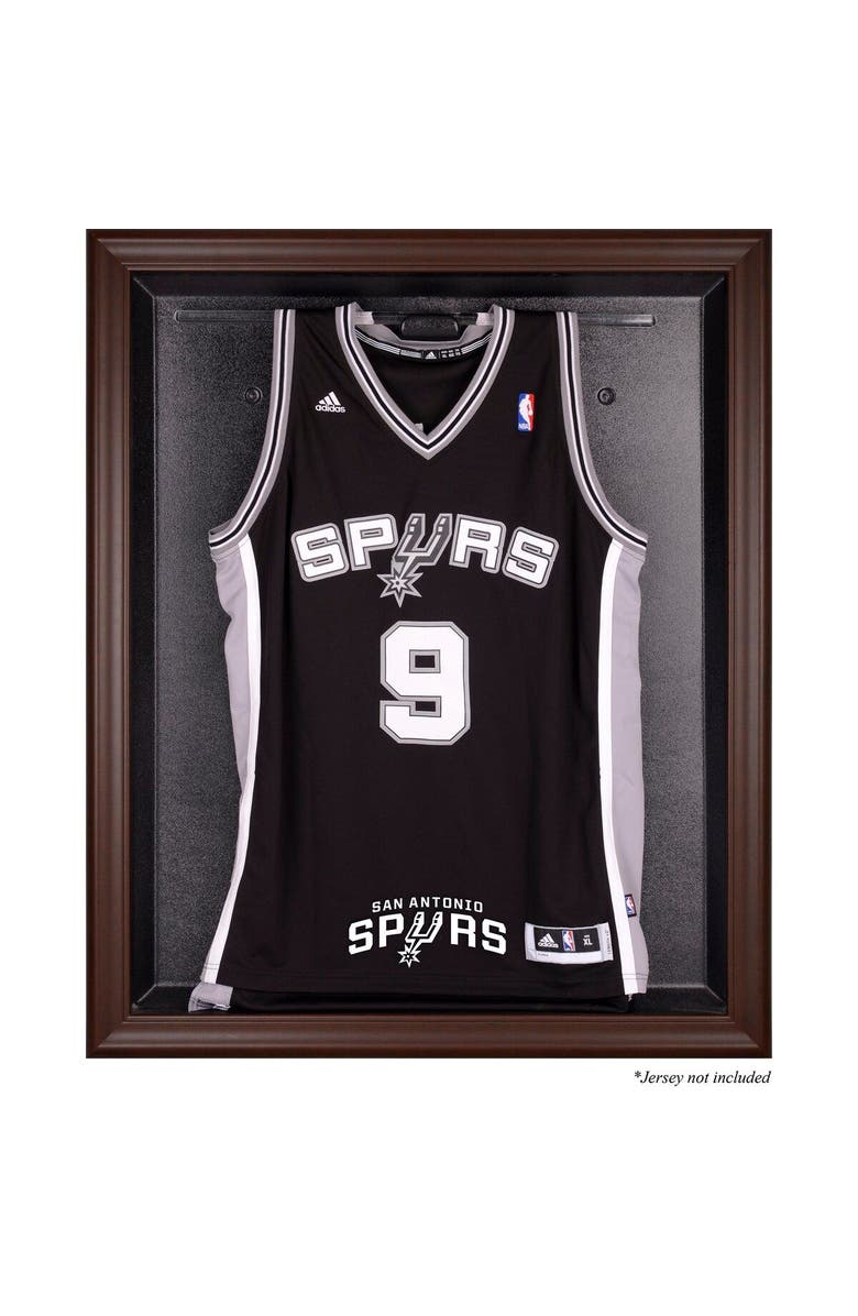 FANATICS AUTHENTIC San Antonio Spurs Framed Brown Jersey Display Case, Main, color, 
