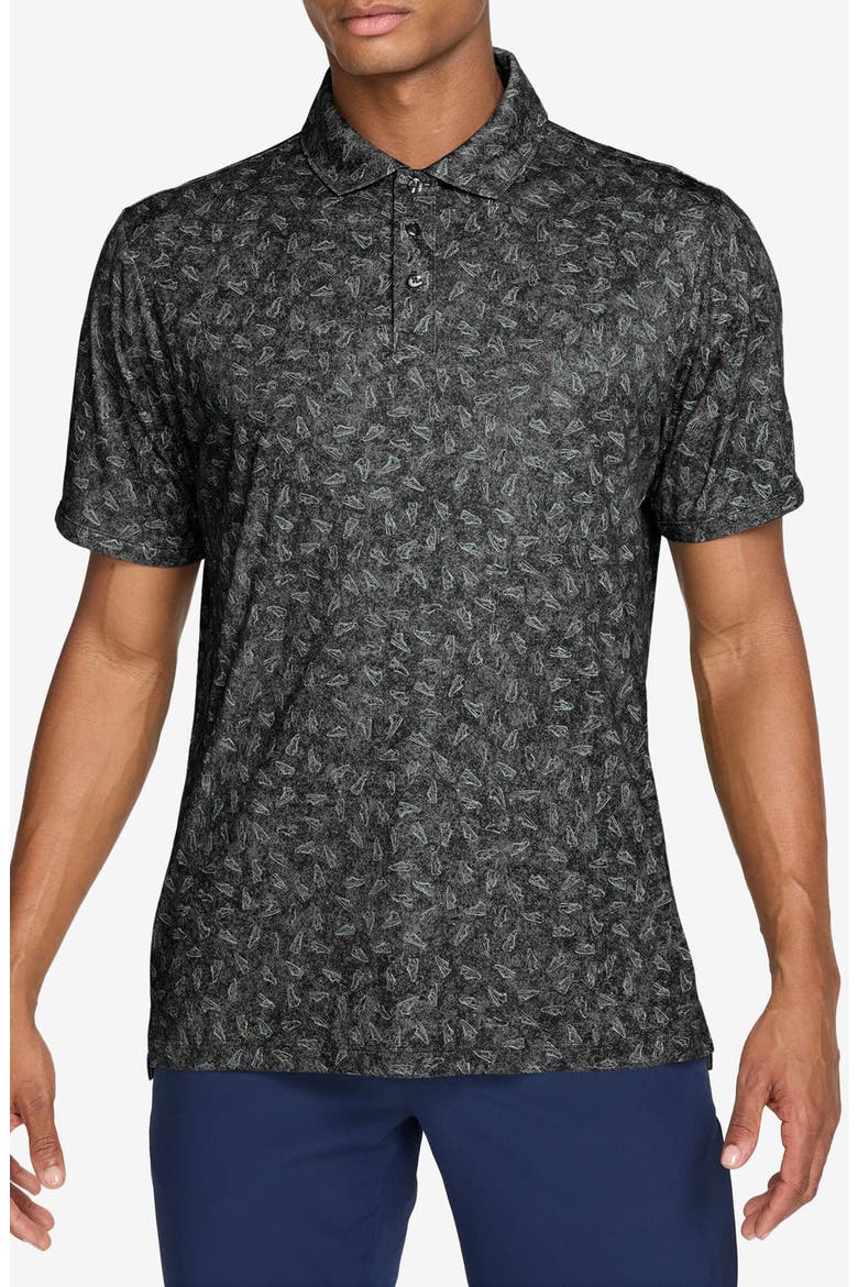 Dri-FIT Print Performance Polo, Main, color, BLACK