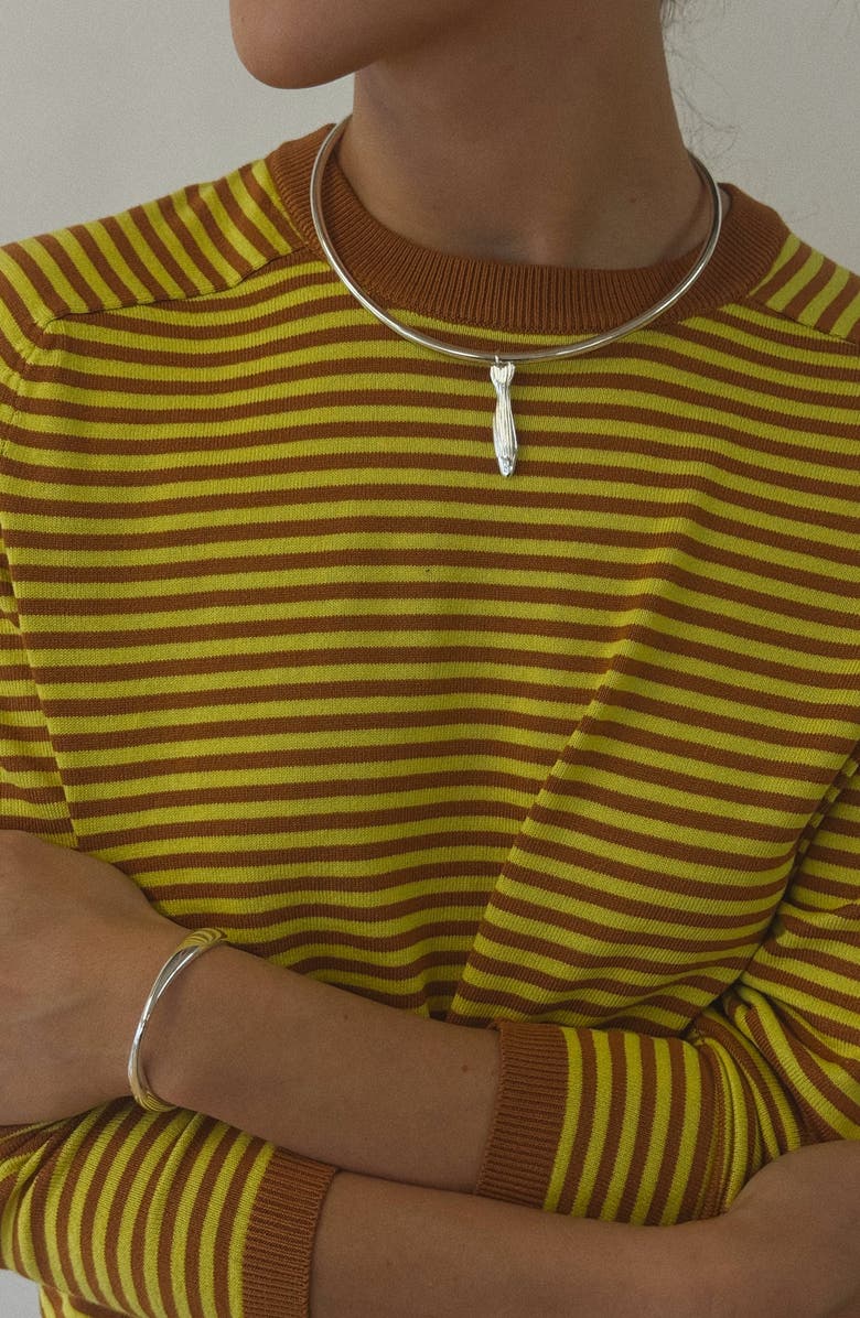 Joiana Jewelry Sardine Charm, Alternate, color, Silver