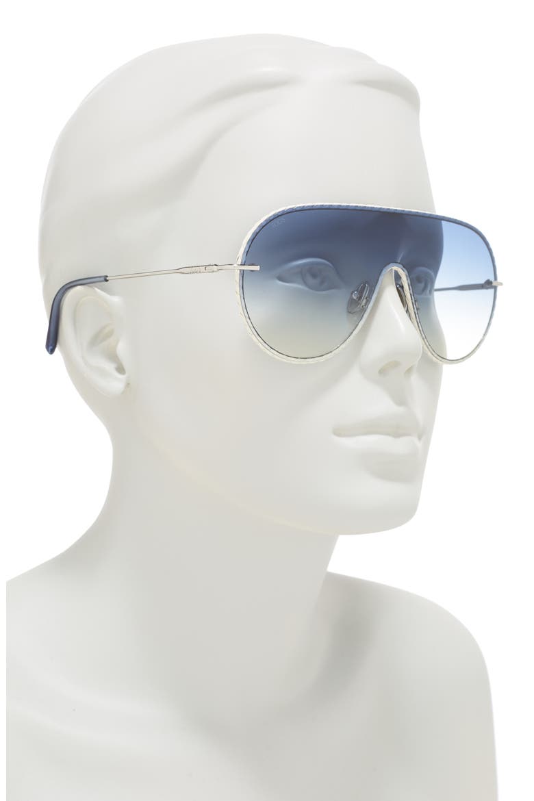 60mm Shield Sunglasses, Alternate, color, 90W