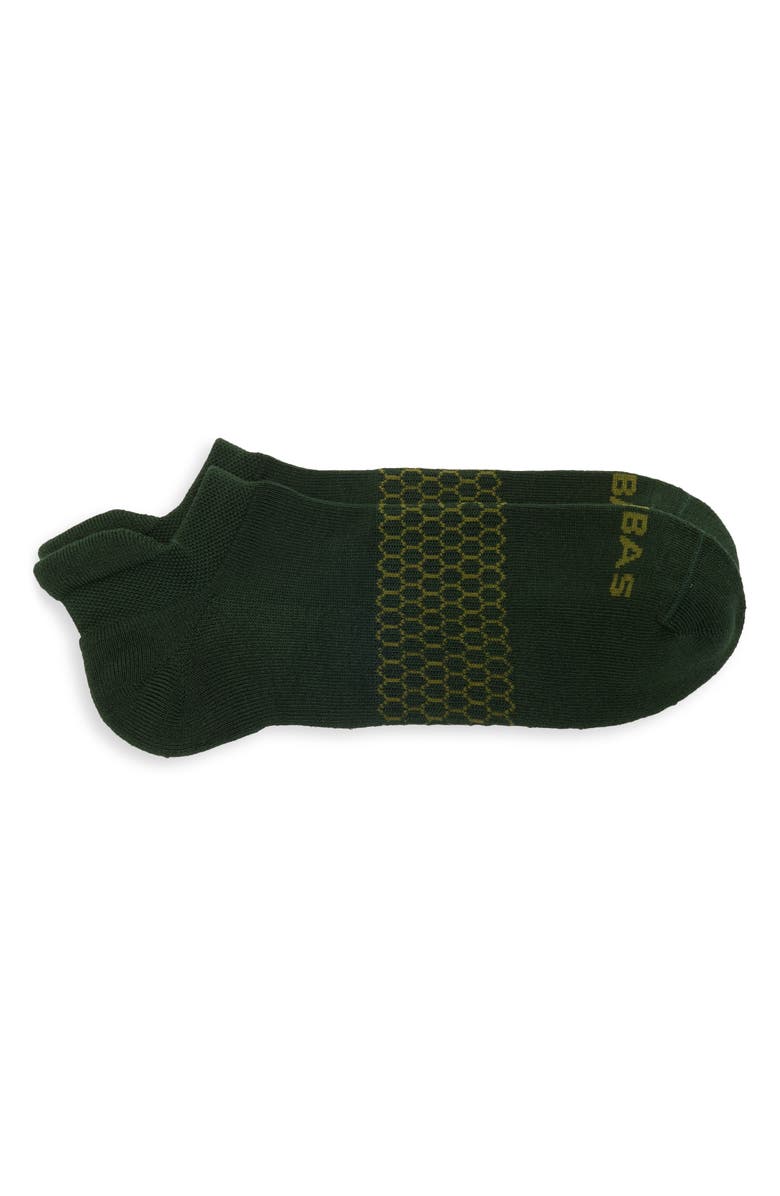 Bombas Solid Cushioned Ankle Socks, Main, color, Dark Elm
