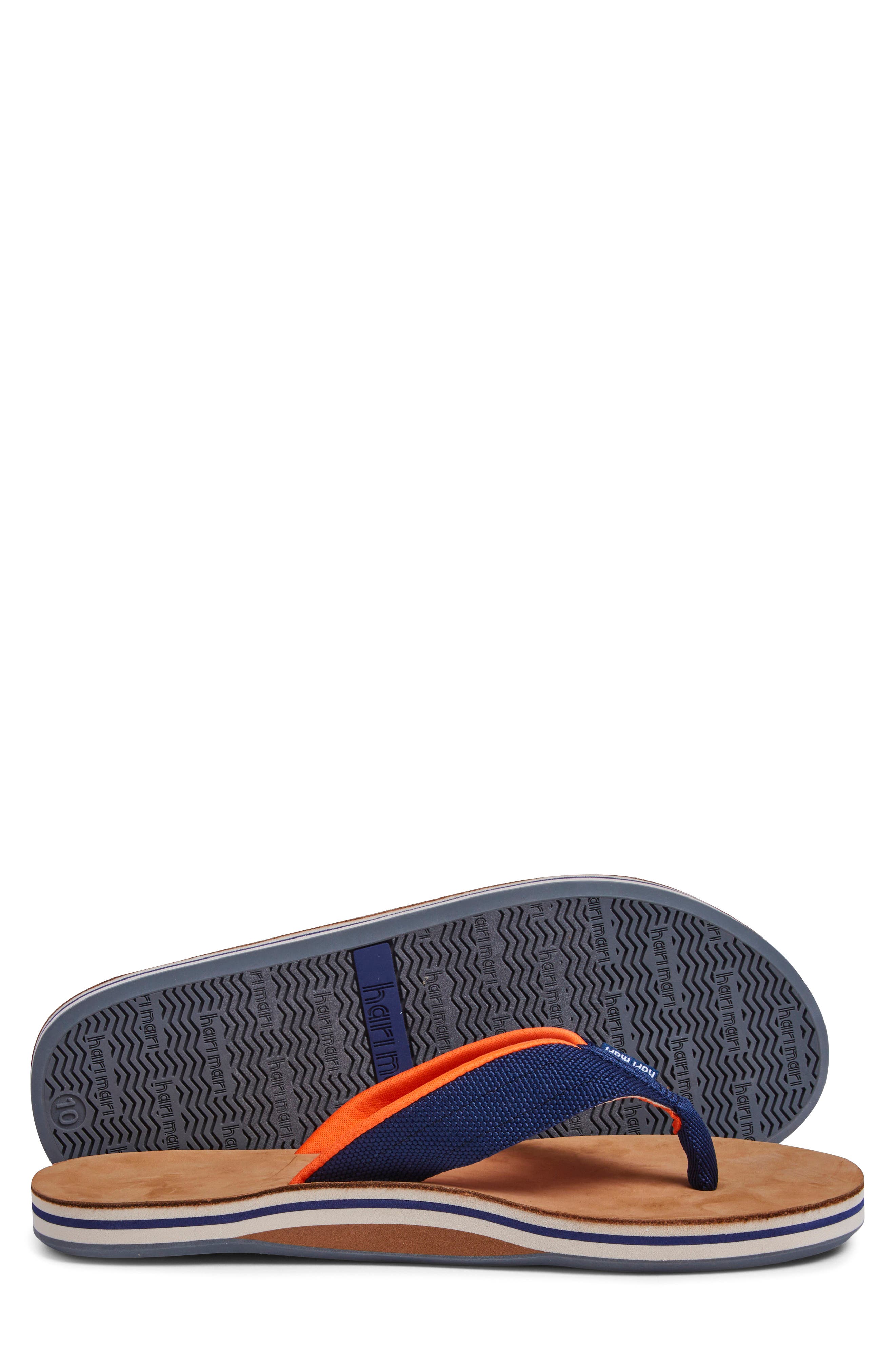 hari mari Scouts Flip Flop, Alternate, color, Navy/ Orange