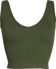Free People Rib Brami Crop Tank