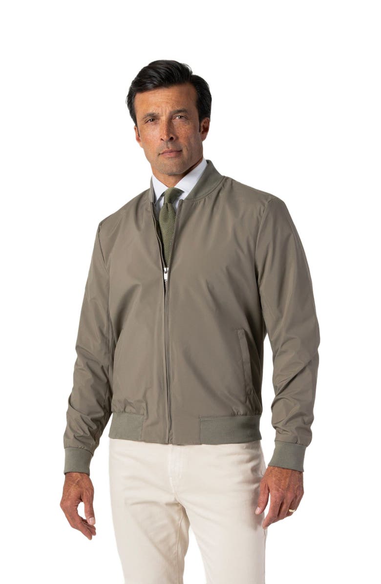 Robert Talbott Jackson Baseball Jacket, Alternate, color, Taupe