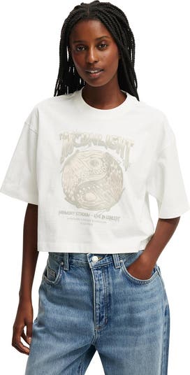 売れ筋商品|||コットンオン カットソー トップス レディース Women's The Cropped Boxy Graphic Tee Eye heart/ honey suckle Cotton On Women's The Cropped Boxy Graphic Tee | Nordstrom