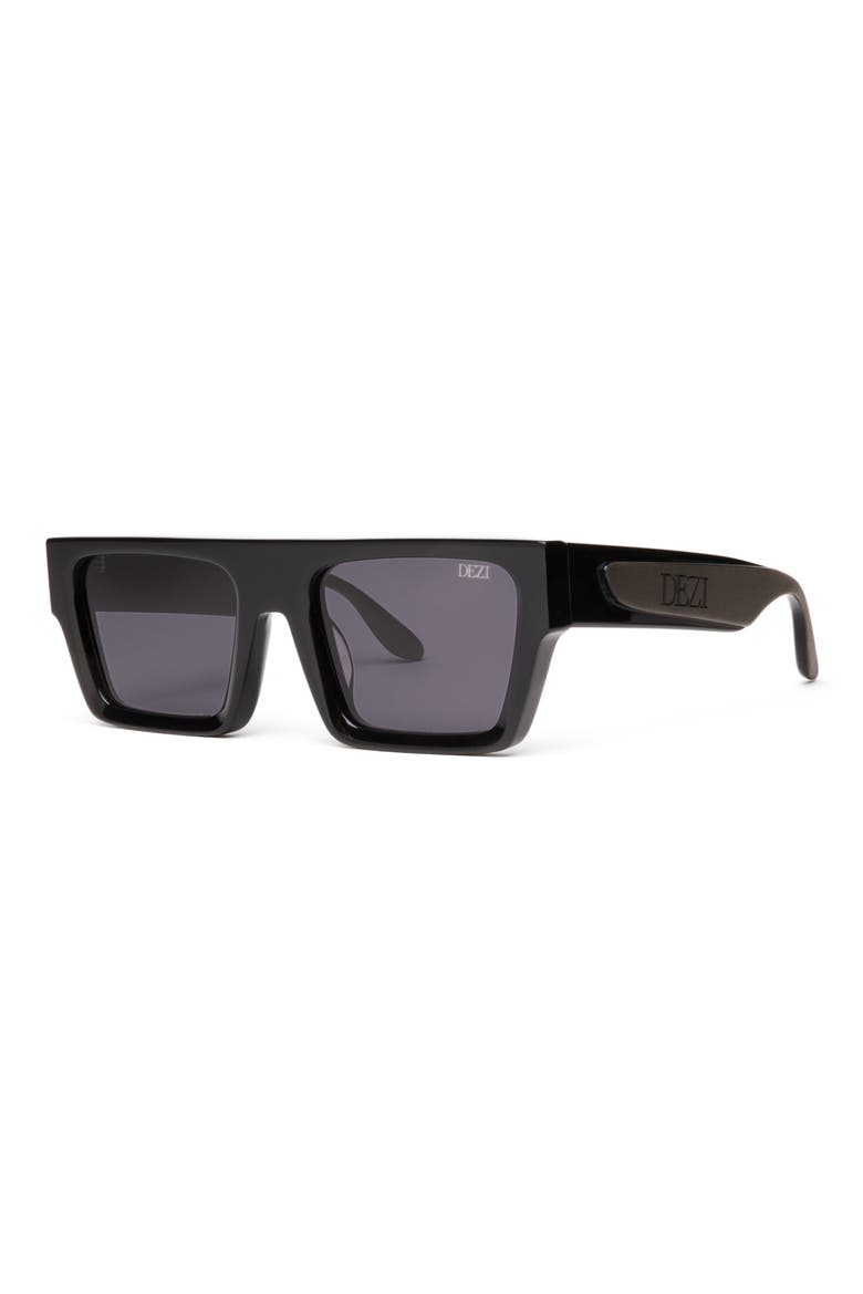 Slick 55mm Shield Sunglasses, Alternate, color, BLACK / DARK SMOKE