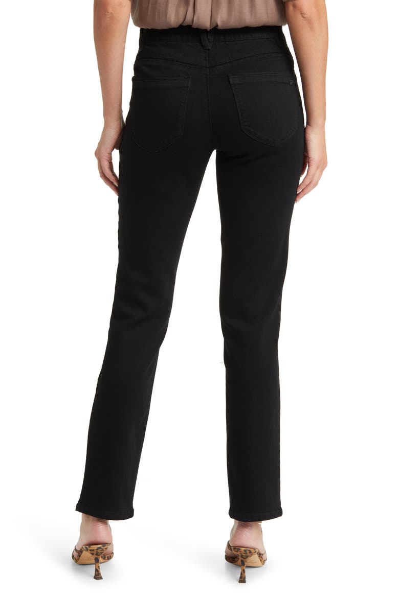 Sawyer Straight Leg Jeans, Alternate, color, BLACK