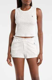 Logo Detail Cotton Short Pajamas