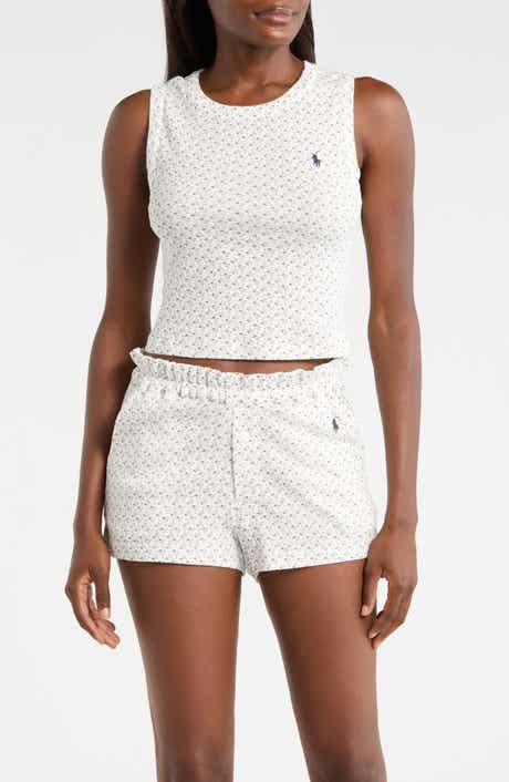 Logo Detail Cotton Short Pajamas
