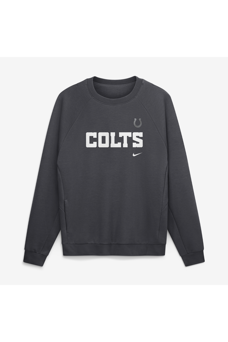 Men's Nike  Anthracite Indianapolis Colts 2026 Rivalries Collection Dri-FIT Crew Sweatshirt, Alternate, color, Anthracite