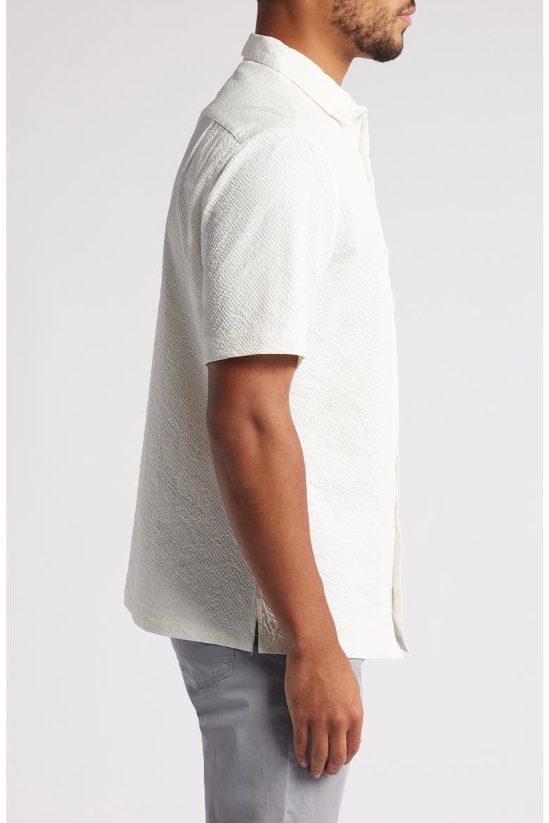 The Lanai Short Sleeve Button-Up Shirt, Alternate, color, EGGSHELL