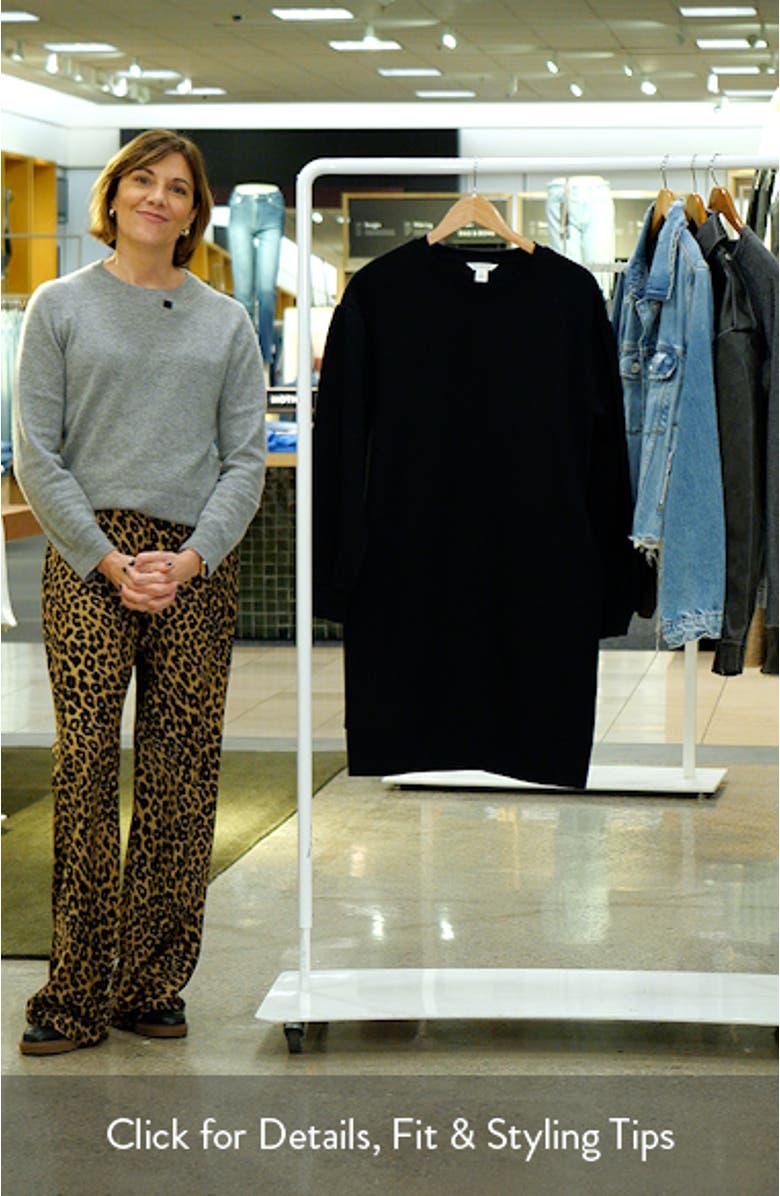 Crewneck Sweatshirt Dress, sales video thumbnail