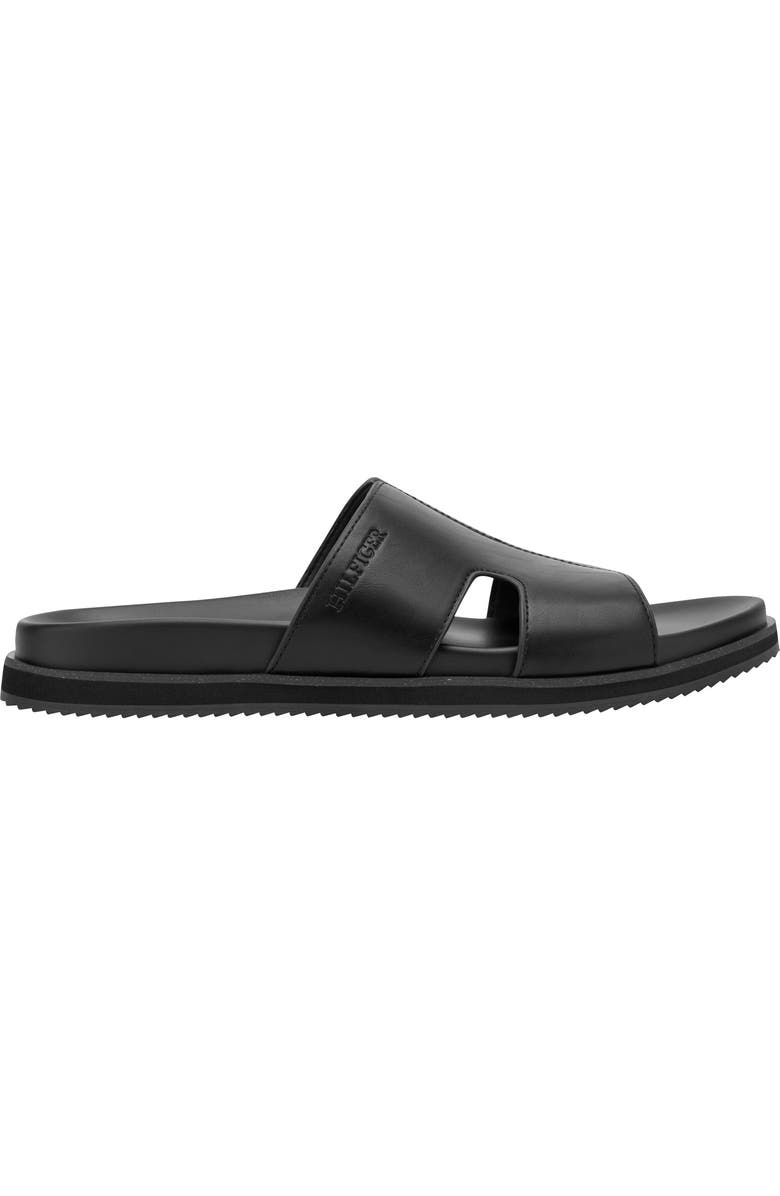 Tommy Hilfiger Welch Slide Sandal, Alternate, color, Black