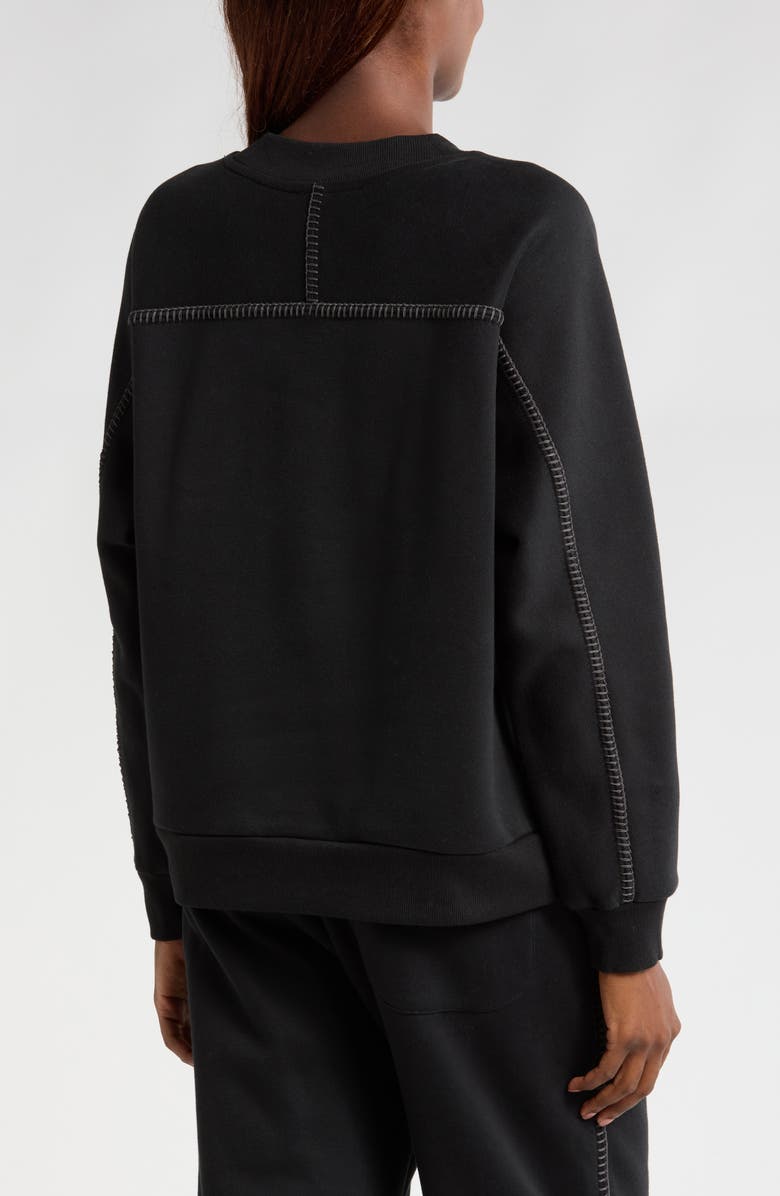 UGG<sup>®</sup> Classic Cotton Blend Sweatshirt, Alternate, color, Black