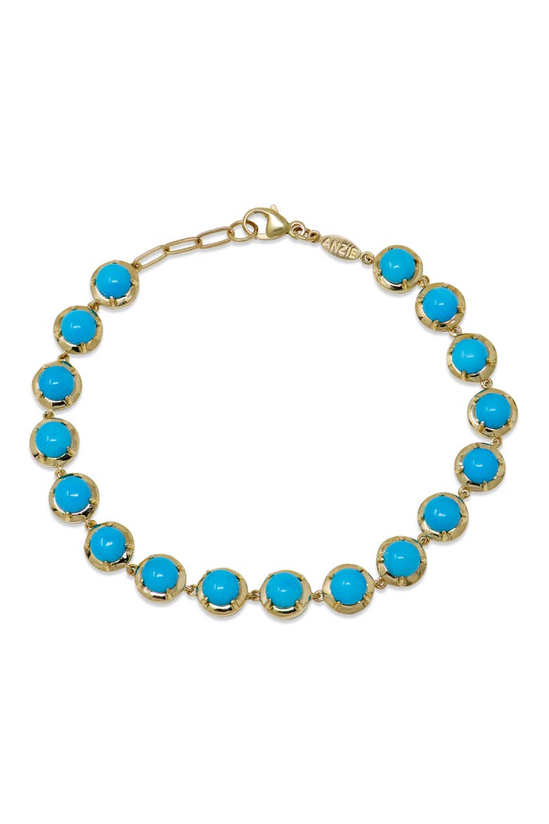 Mélia Tennis Bracelet, Main, color, TURQUOISE/ AQUA
