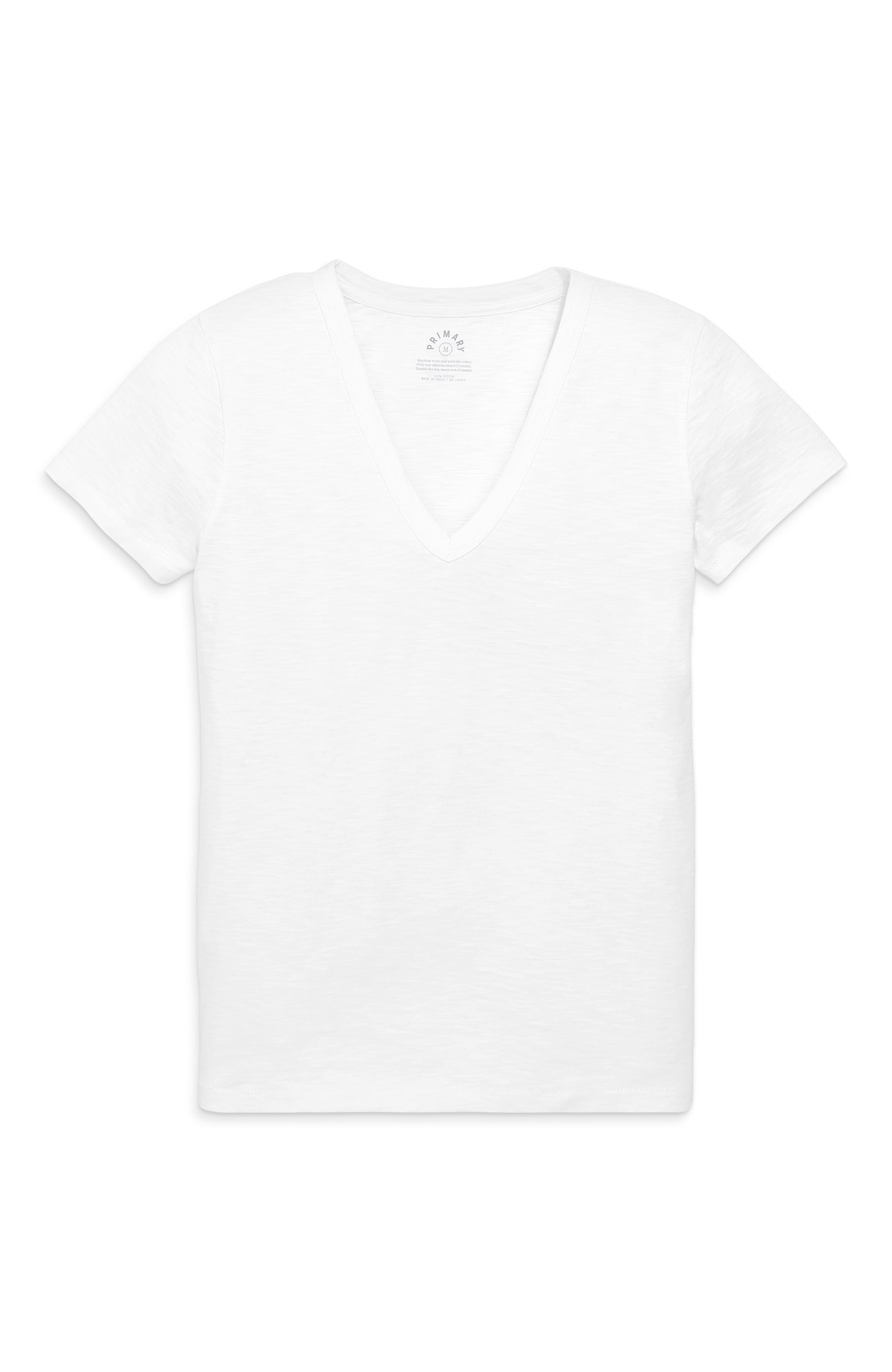 Women's Fit Classic Slub V-Neck Tee - image 4