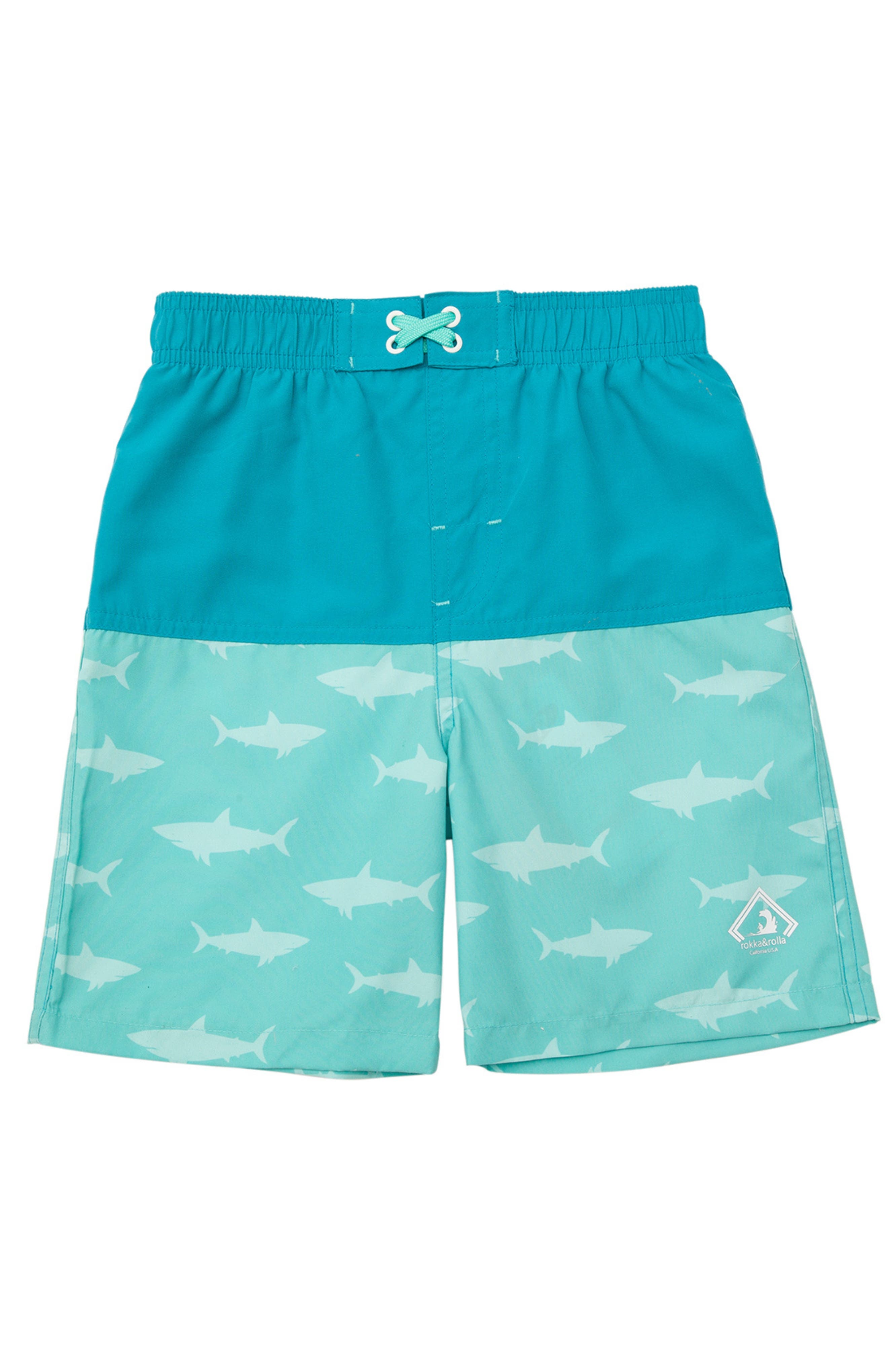Teal blue shark