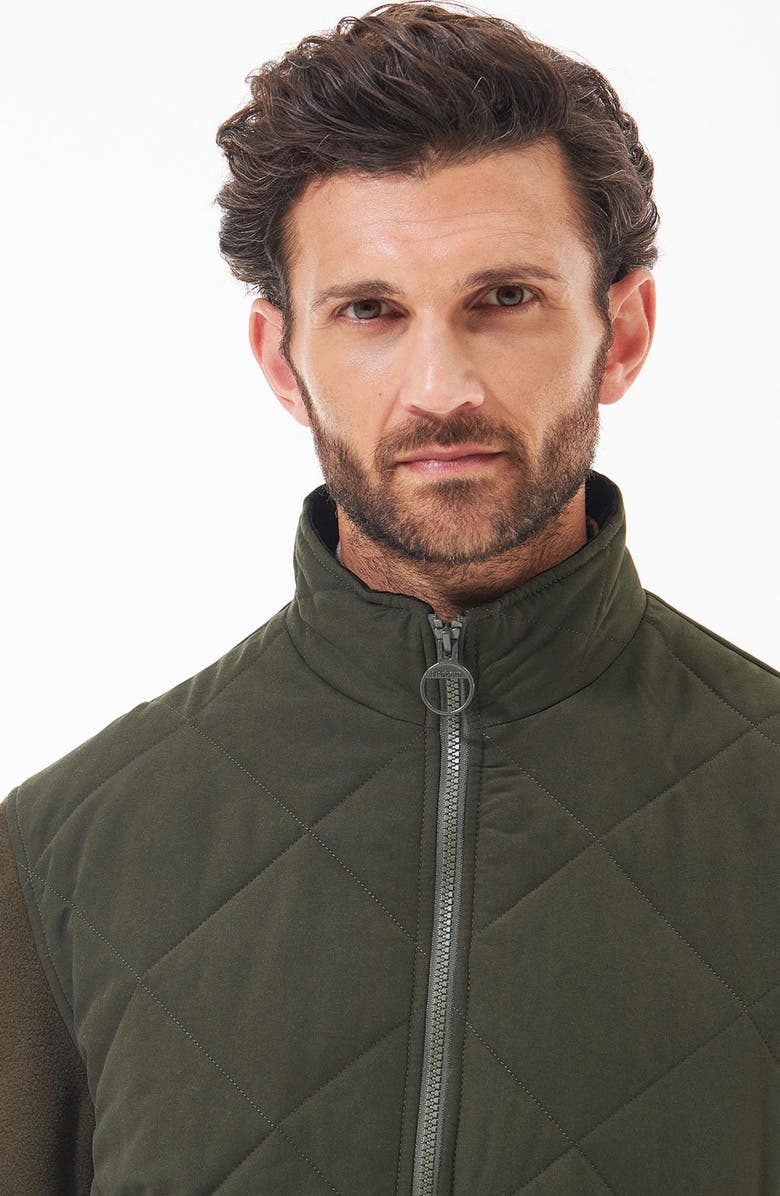 Barbour Hybrid Fleece Jacket, Alternate, color, 