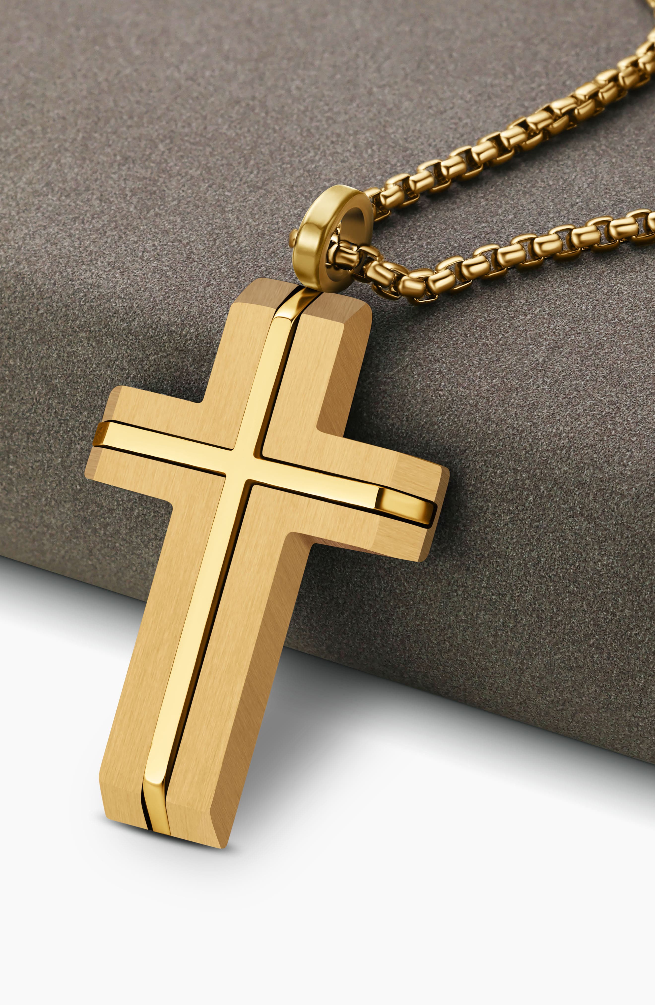 EDFORCE INLAY CROSS NECKLACE (Men) | Nordstromrack