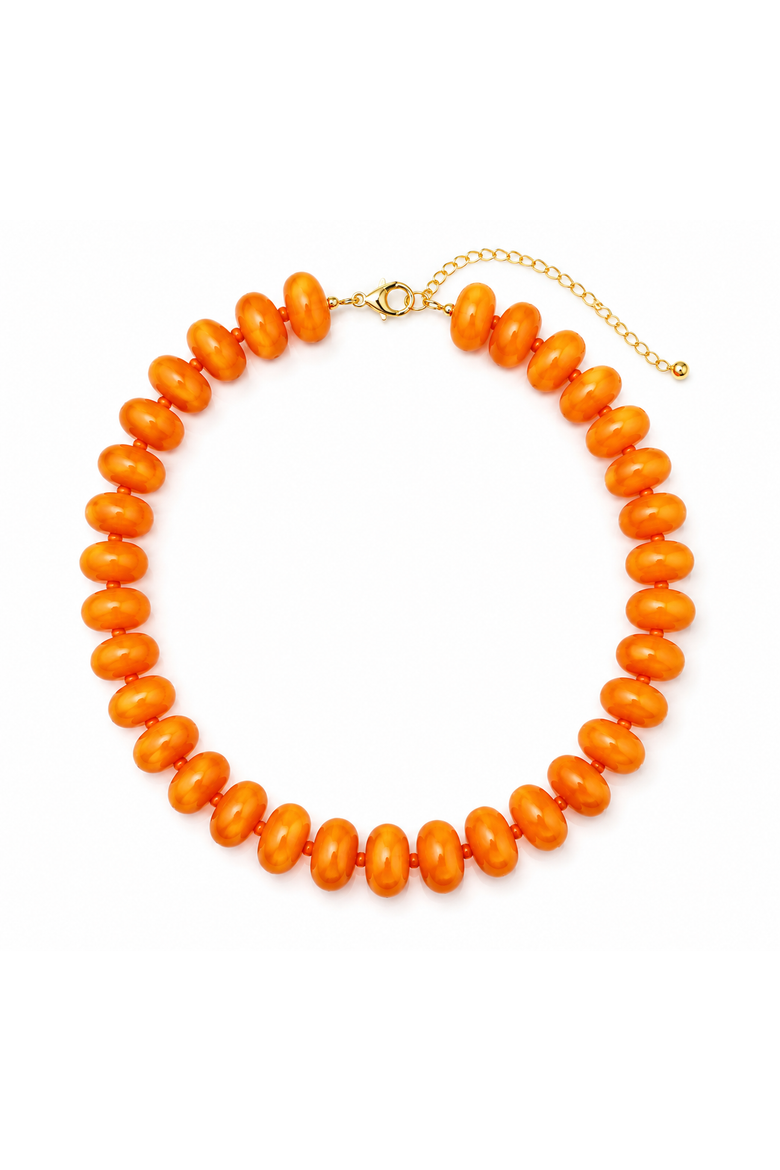 Orange Crush Necklace, Main, color, Orange