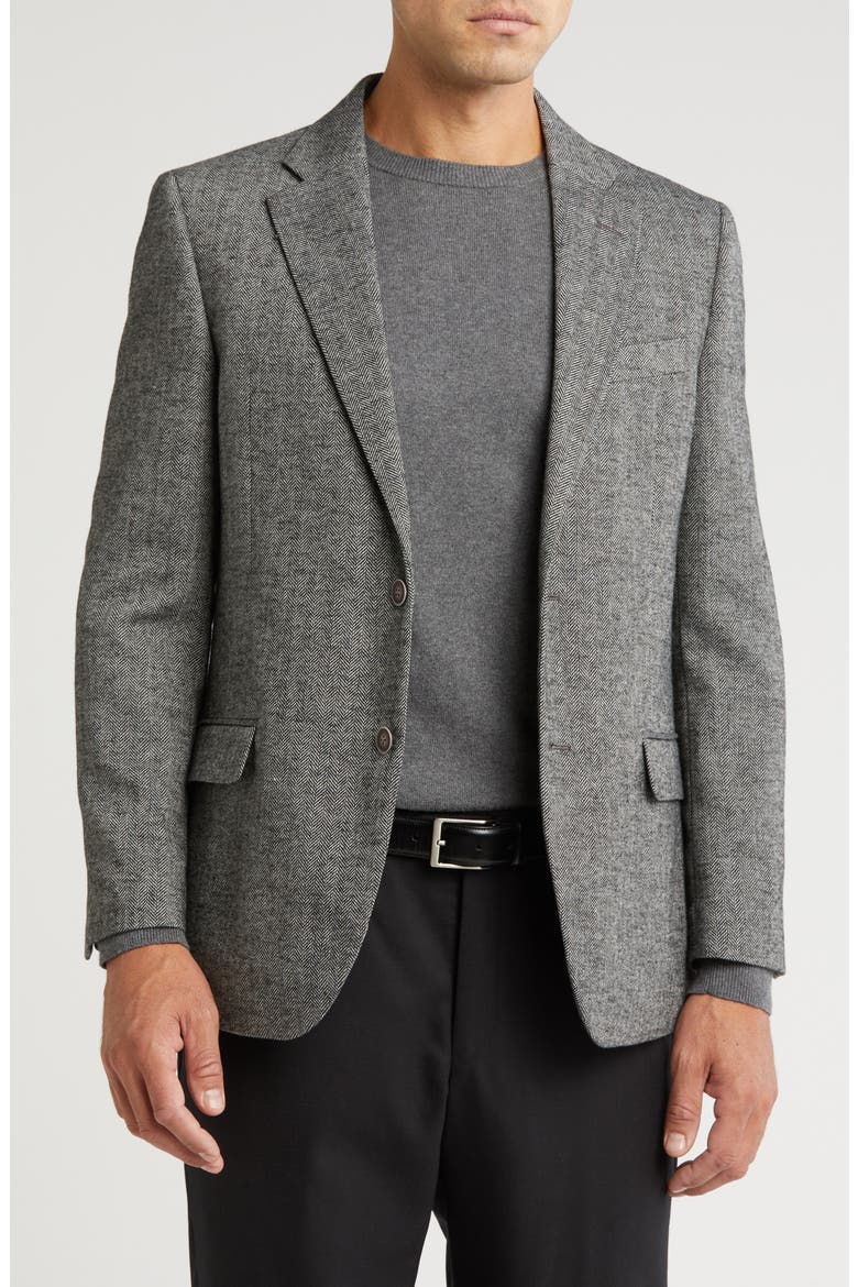 Branford Sport Coat, Main, color, GREY HERBONE