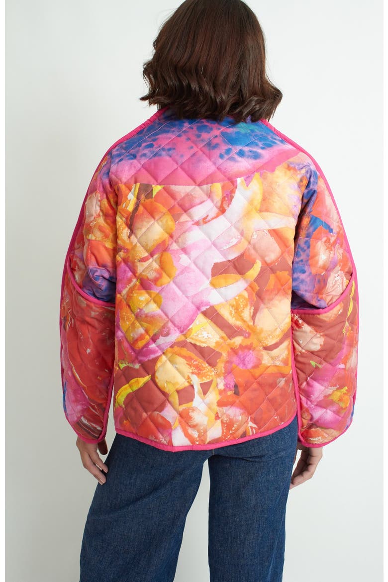 Marcia Reversible Jacket, Alternate, color, Purple/pink Floral Embroidery