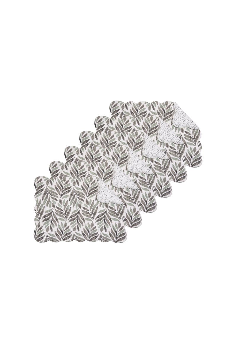Blair Placemats, Set of 6, Main, color, Green