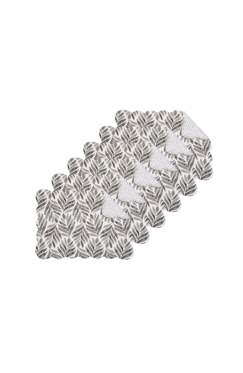 C&F Home Blair Placemats, Set of 6, Main, color, Green