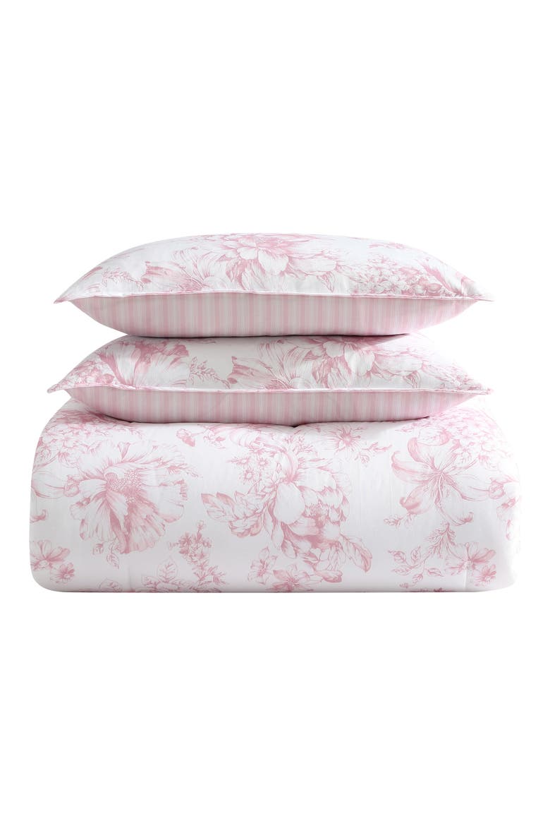 Delphine Cotton Comforter Set, Main, color, MAUVE PINK