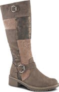 Patrizia by Spring Step Collage Faux Leather Tall Boot