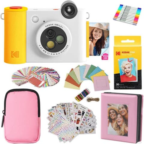 Smile+ 2-in-1 Camera Gift Bundle w/ Pink Case