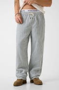 GUESS Stripe Drawstring Pants