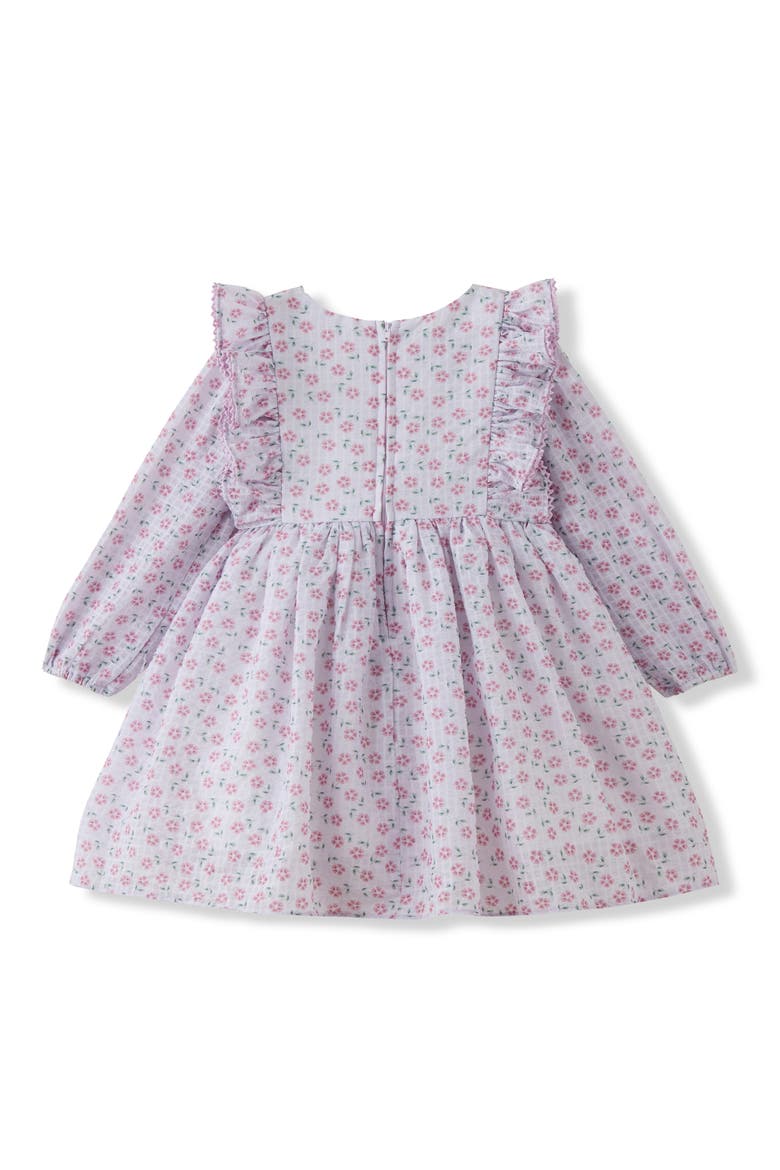 Kids' Thea Chiffon Seersucker Dress & Bloomers Set, Alternate, color, LILAC