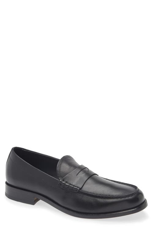 Hugo Boss Boss Tayil Penny Loafer In Black