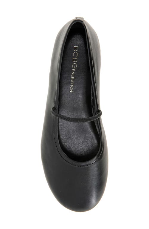 Bcbgeneration Women's Marzi Round Toe Casual Flat In Black