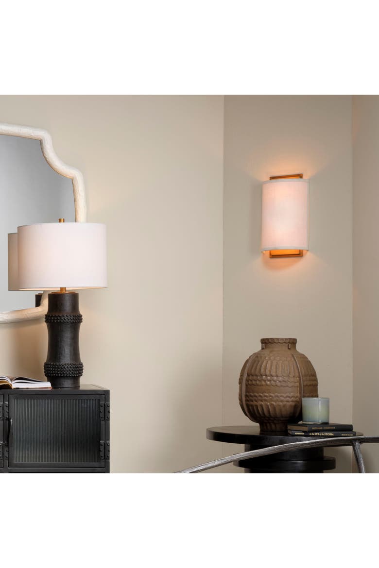 Riley Wall Sconce, Alternate, color, White