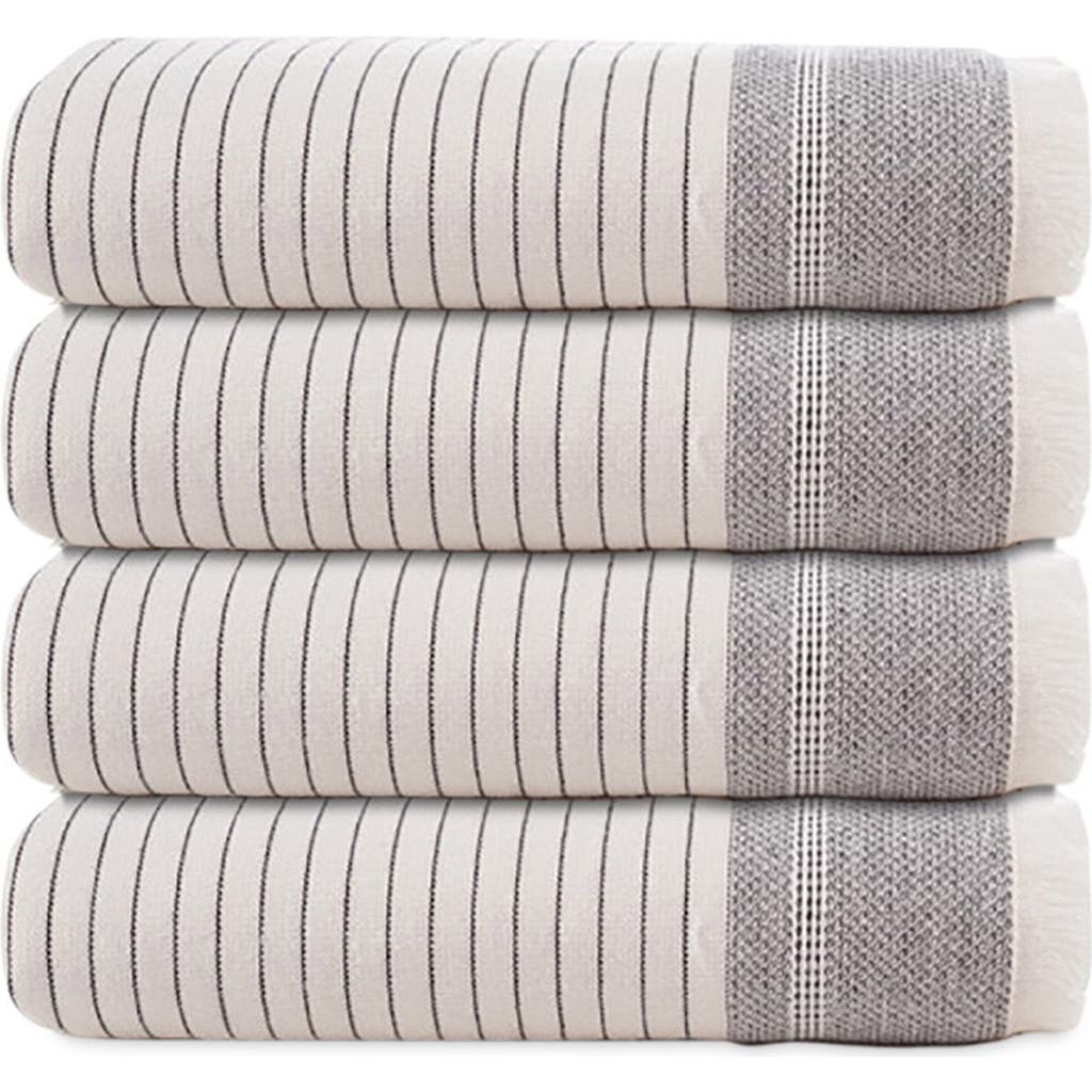 Olive And Linen Olive & Linen Bliss Turkish Hand / Kitchen Towel Bundle In White